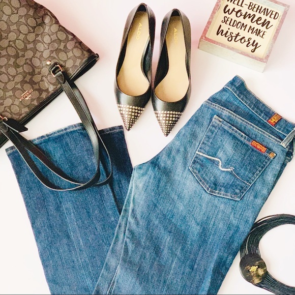 7 For All Mankind Denim - 2 pairs of 7 for All Mankind Jeans Sizes 28 & 29